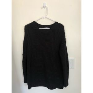Forever 21 oversized chunky black sweater